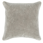 Pillow, Heirloom Velvet - Silver - Danshire Market and Design 