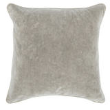 Pillow, Heirloom Velvet - Silver - Danshire Market and Design 