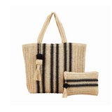 Straw Tote, Madison - Danshire Market and Design 