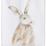Hand Towel, Handpainted Bunny - Danshire Market and Design 