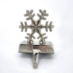 nickel silver snowflake stocking holder