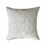 smoke gray square pillow