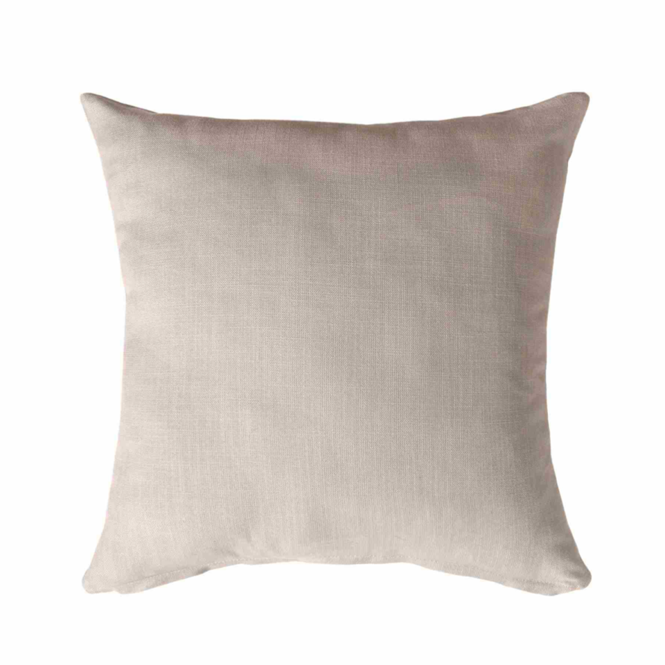 smoke gray square pillow