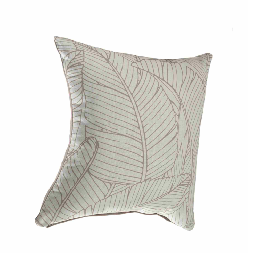 smoke gray square pillow