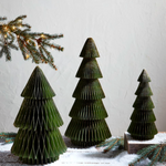 green paper christmas tree, available in multiple sizes