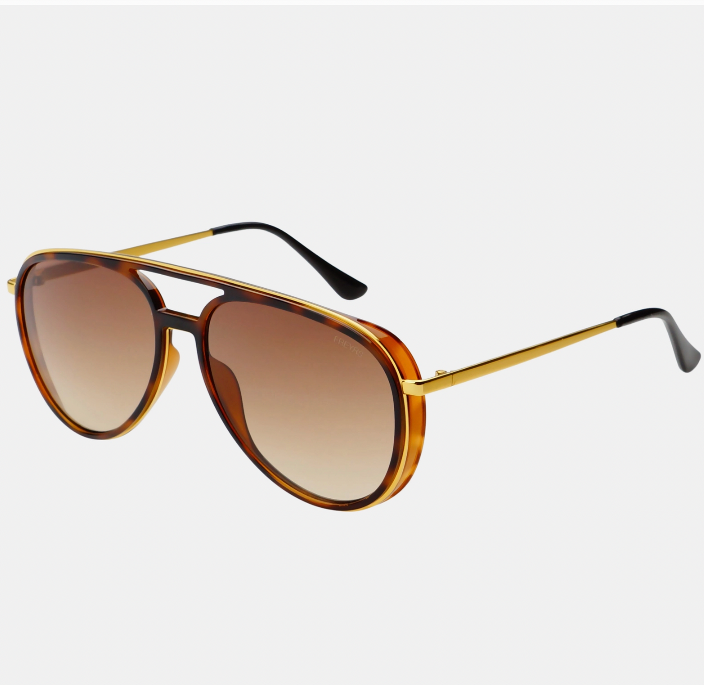 fulton tortoise unisex aviator sunglasses