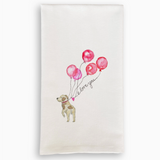 puppy valentines day handtowel