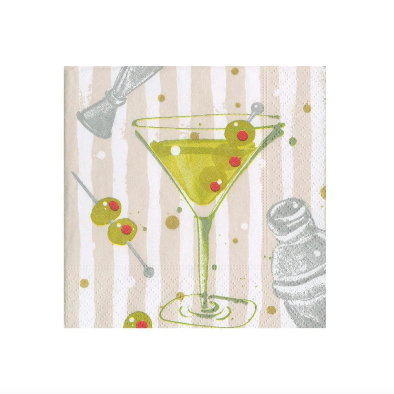 martini speakeasy cocktail napkin 