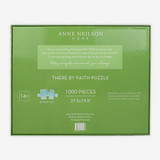 Green packaging of Anne Neilson Home puzzle with text and a small illustration of a puzzle piece.