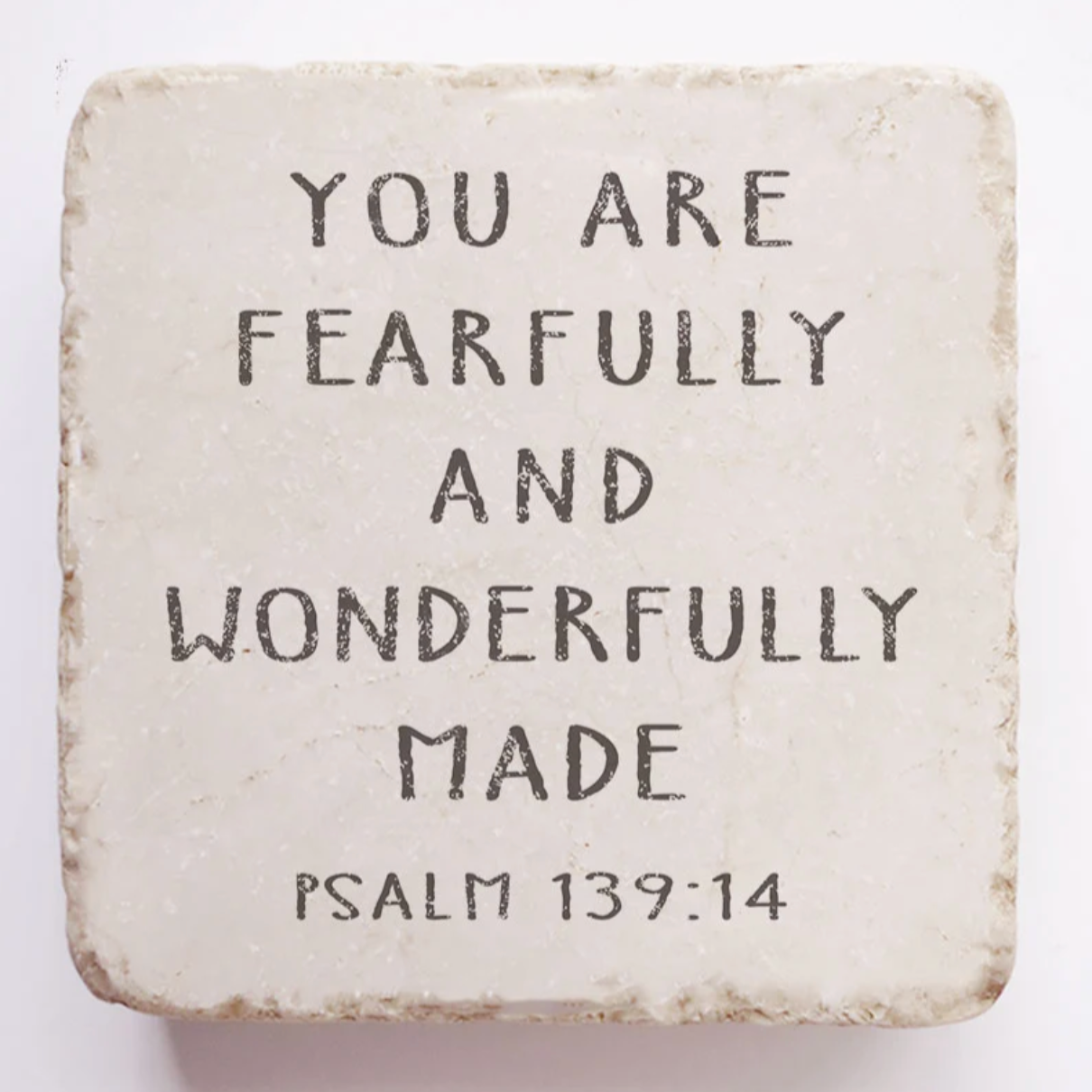 marble stone with religious scripture