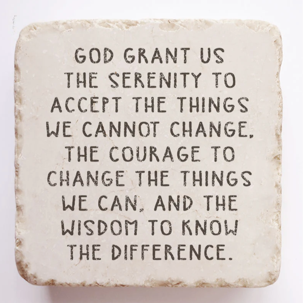 marble stone with religious scripture