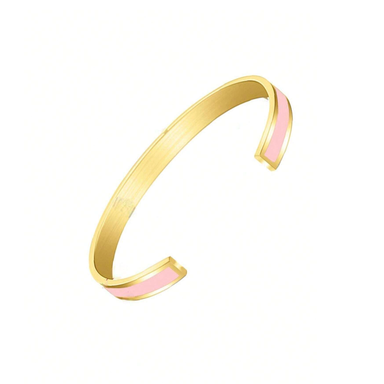minimalist gold cuff bangle, Colorful Oil Drop