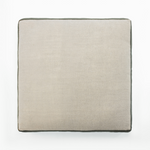 Beige cushion on a white background