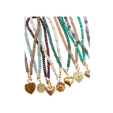 Necklace, Beale - Khaki Jade