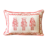 Nutcracker Trio Pillow - Red