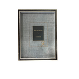 Framed book cover with 'Dracula' by Bram Stoker on a white background