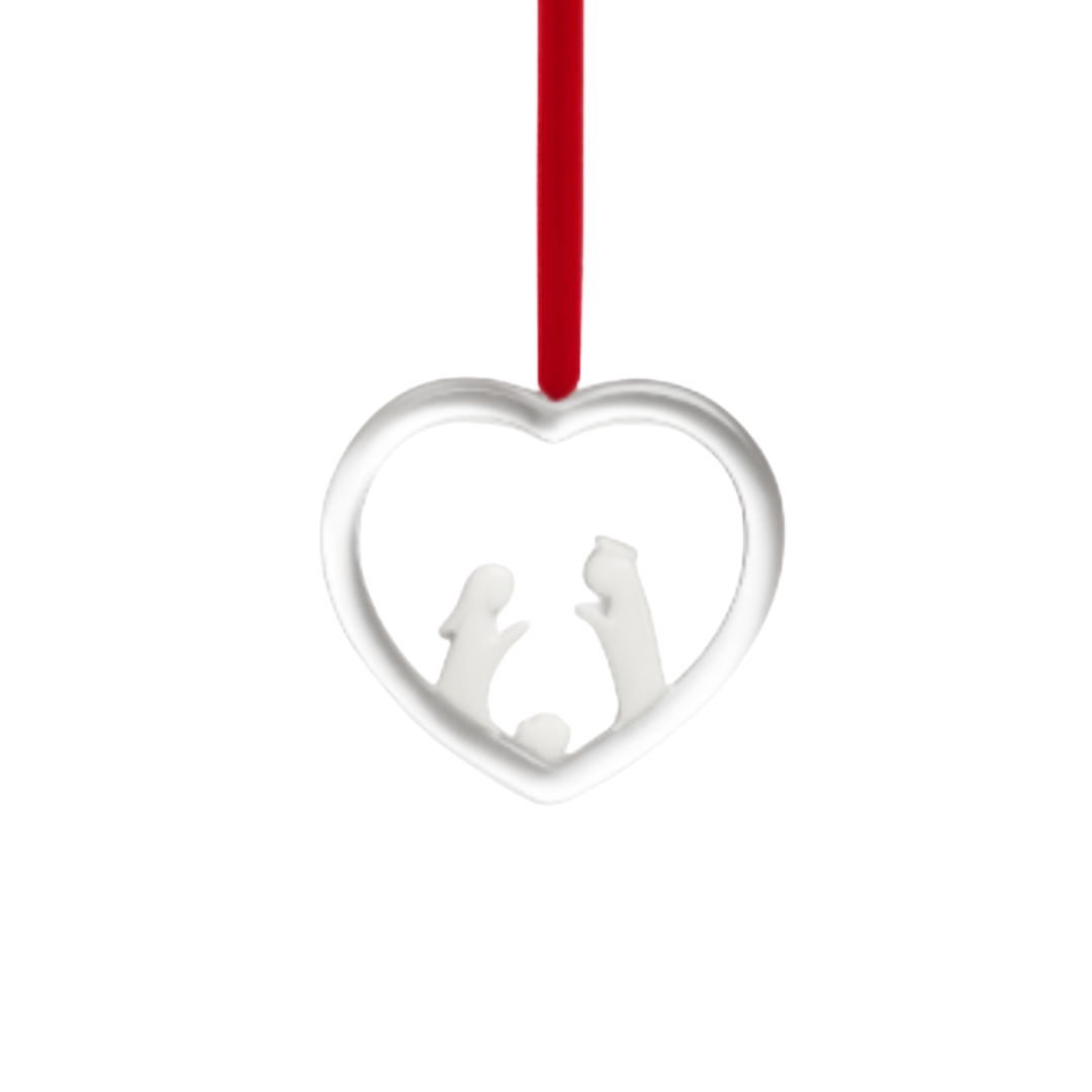 Ornament, Glass Nativity