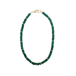 emerald jade beaded necklace