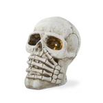Decorative skull with a white background