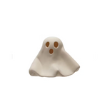 Ceramic ghost figurine on a white background