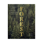 Book cover of 'Forest' with gold text on a green forest background