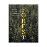 Book cover of 'Forest' with gold text on a green forest background