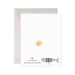 E.Frances paper product with a whale design on a white background