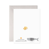E.Frances paper product with a whale design on a white background