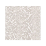 Patterned luncheon napkin with small white dots on a beige background