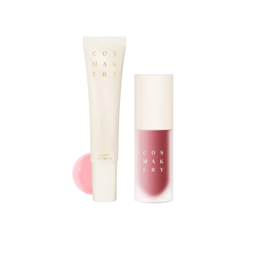 Cosmetics from Cosmakery with a white background