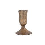 Bronze candle holder on a white background