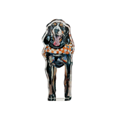 volunteer hound dog acrylic shelfie