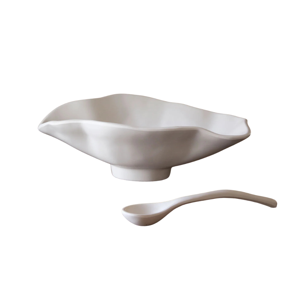 beatriz ball vida nube small oval bowl with spoon