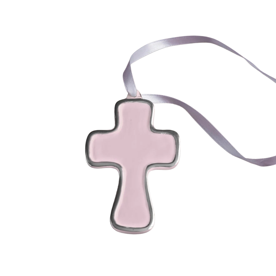 encanto athens cross ornament pink/camellia