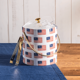American Flag Ice Bucket