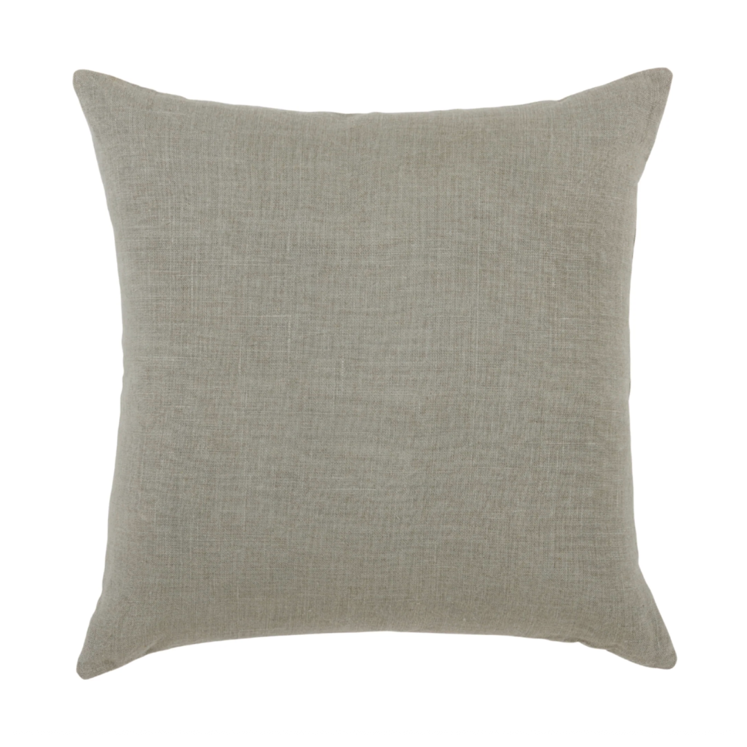 Gray pillow on a white background