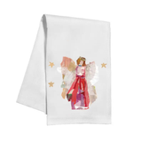 Hand Towel, Callahan Angel - Red
