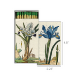 iris motif boxed matches, 50 matches