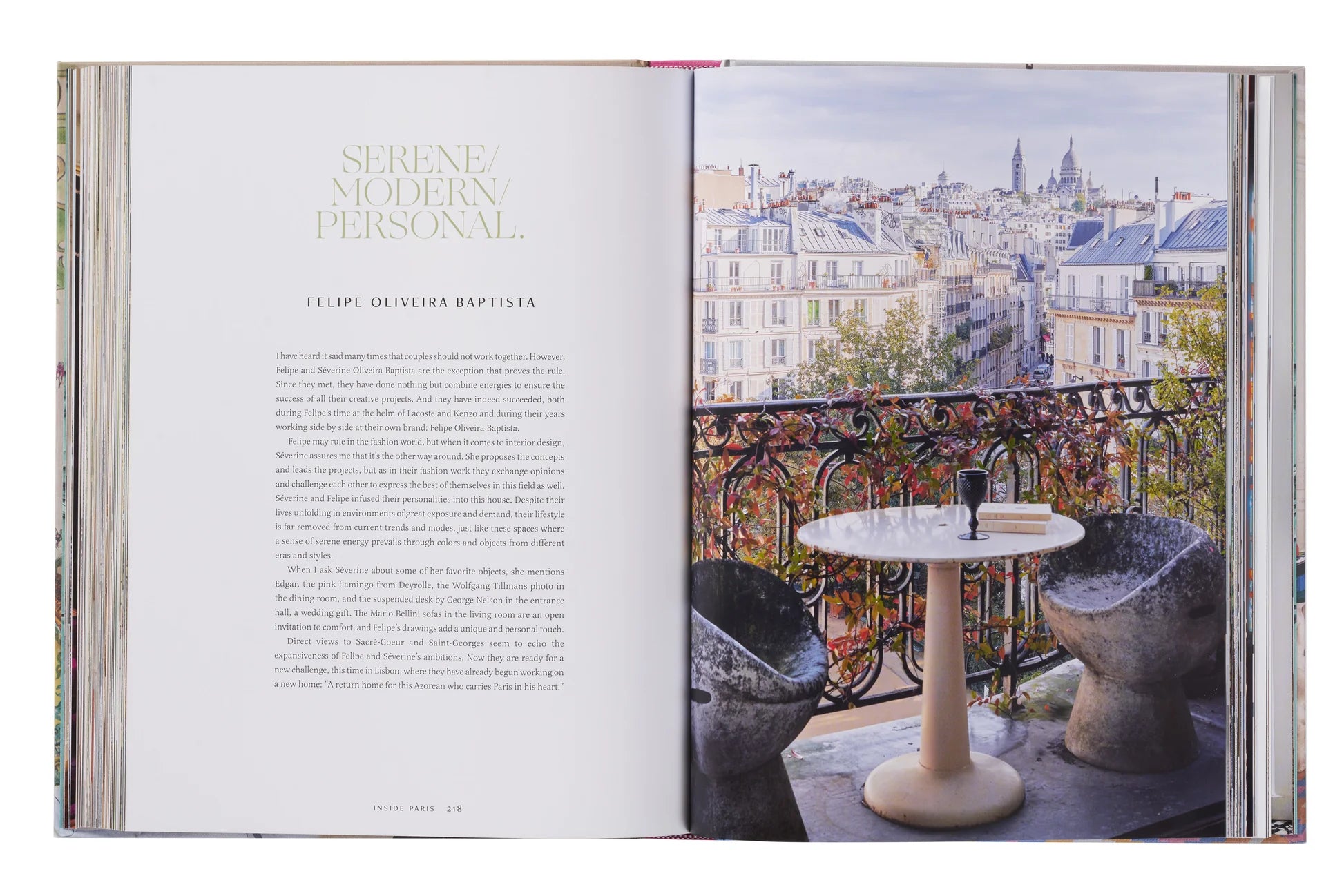 coffee table book, inside paris hardcover