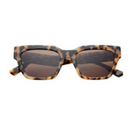 UNISEX TORTOISE RECTANGULAR SUNGLASSES
