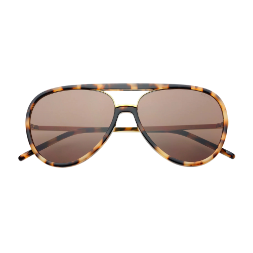 gold tortoise aviator sunglasses