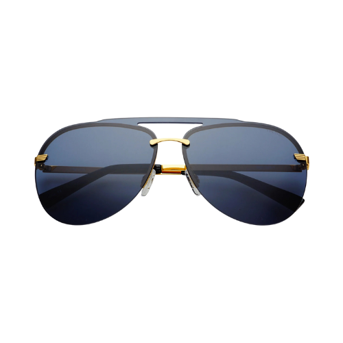 black aviator unisex sunglasses