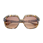 WOMENS OCTAGONAL TORTOISE SUNGLASSES
