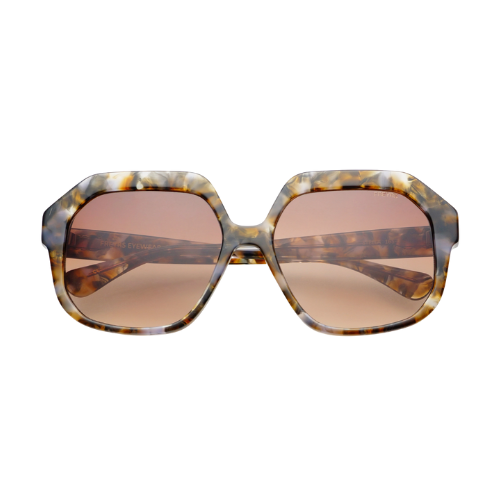 WOMENS OCTAGONAL TORTOISE SUNGLASSES