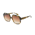 WOMENS OCTAGONAL TORTOISE SUNGLASSES