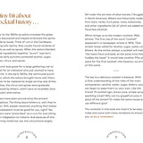 Text about cocktail history and bitters on a white background