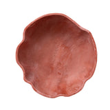 Terracotta bowl on a white background