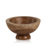 alpina suar wood footed bowl