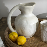 vintage-inspired ceramic pitcher