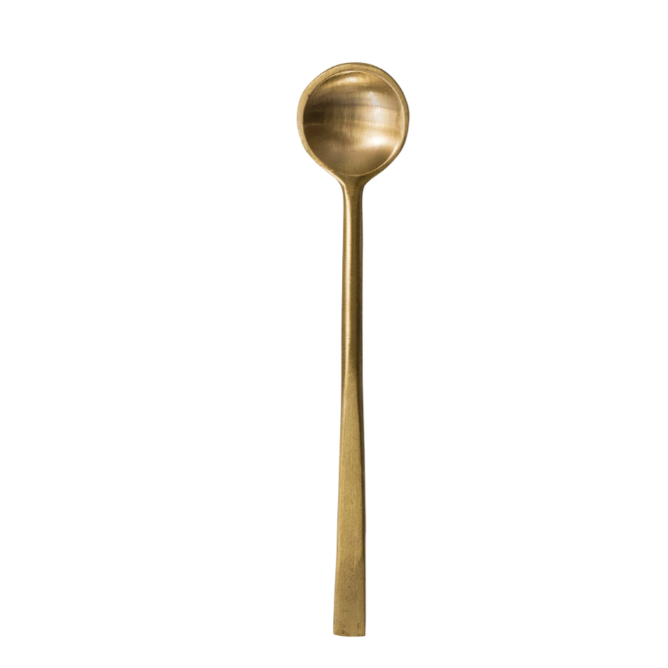 brass gathering spoon